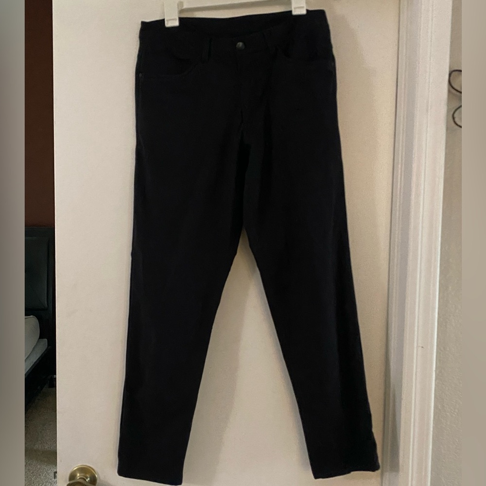 Men’s Black Lululemon Work Pants Size 31